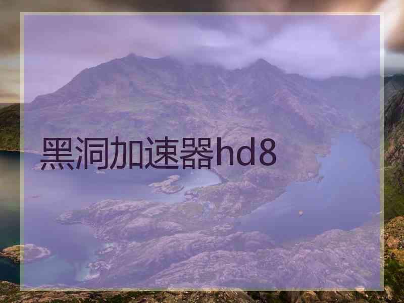 黑洞加速器hd8 黑洞加速器hd8