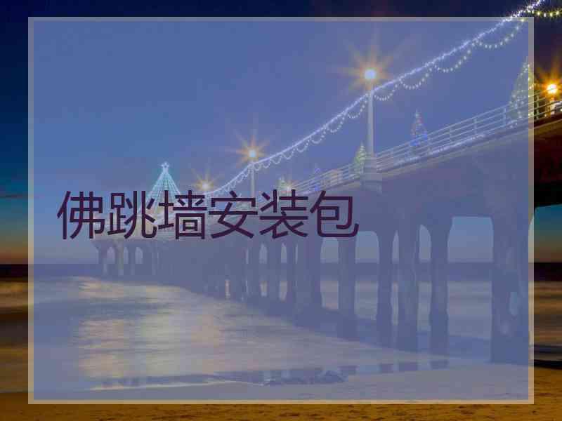 佛跳墙安装包