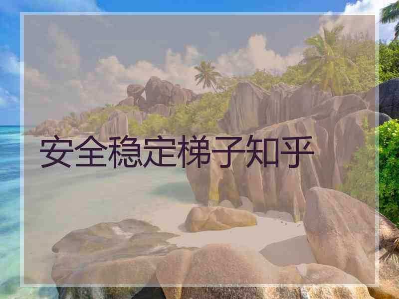安全稳定梯子知乎
