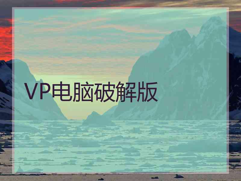 VP电脑破解版