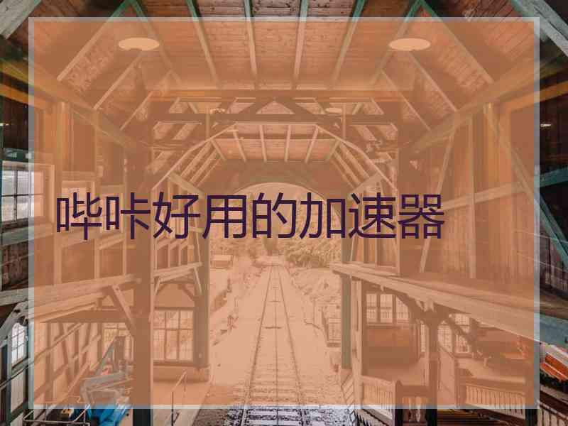 哔咔好用的加速器
