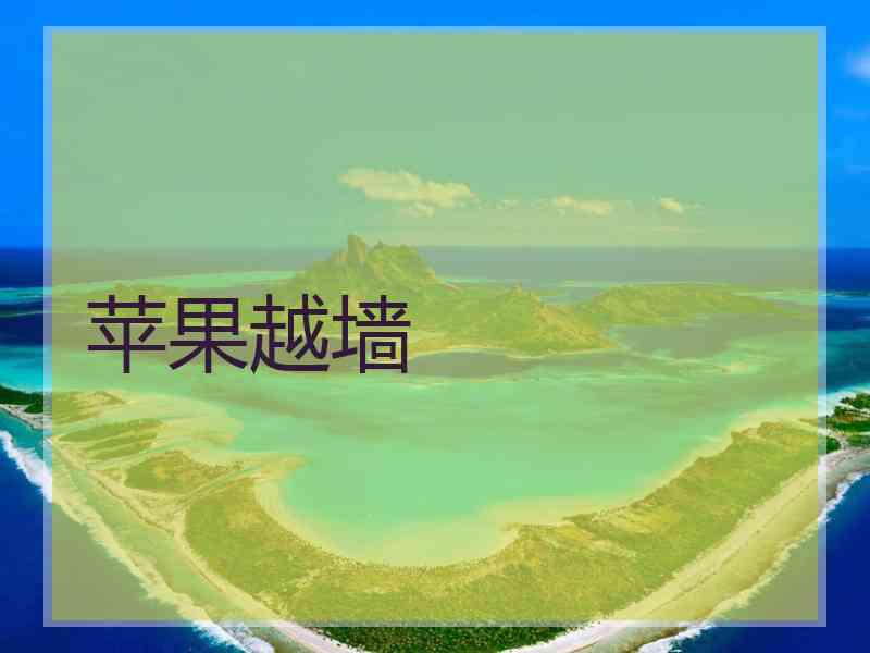 苹果越墙