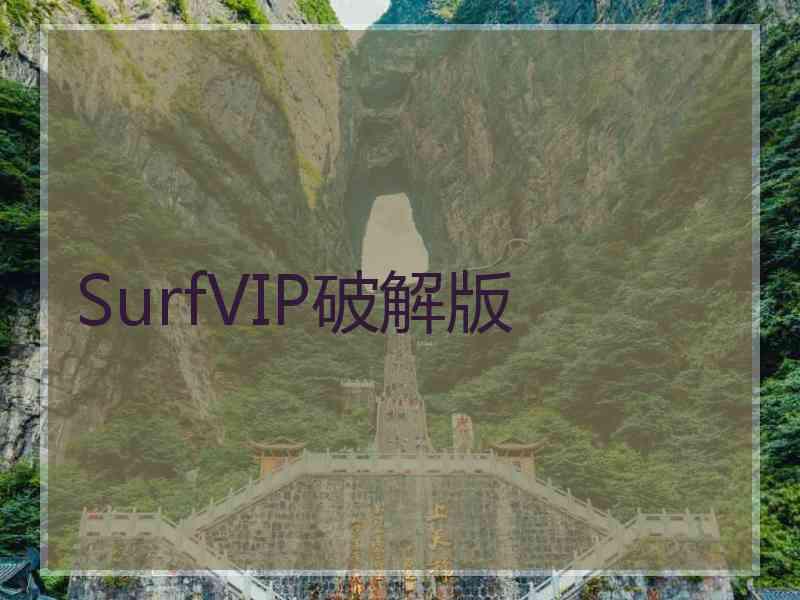SurfVIP破解版