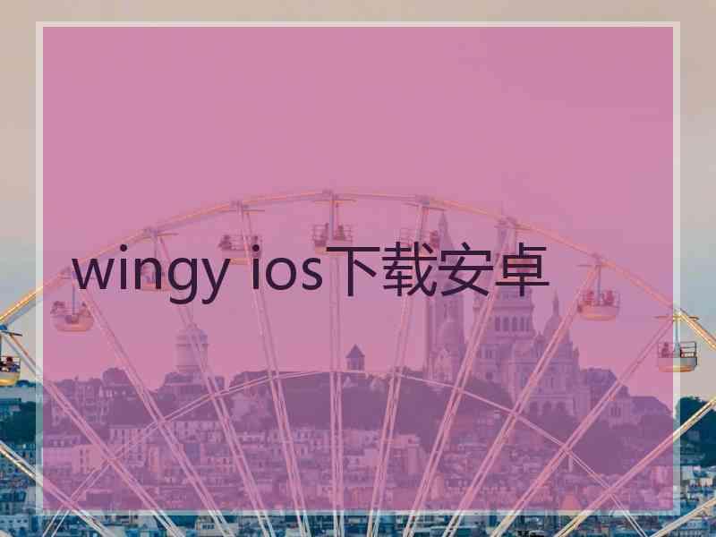 wingy ios下载安卓